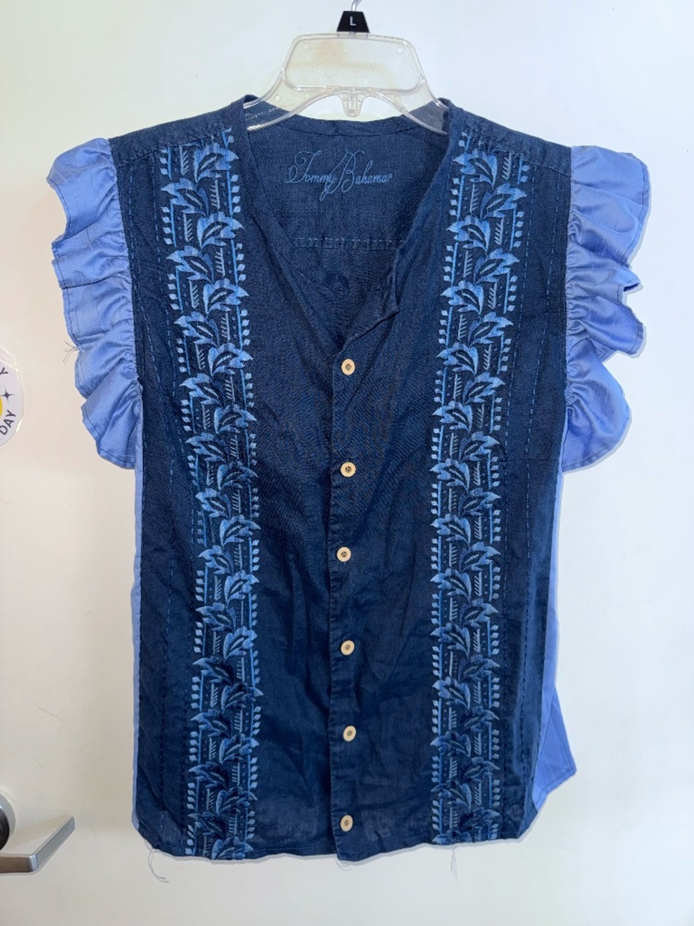 Upcycled Tommy Bahama Blouse